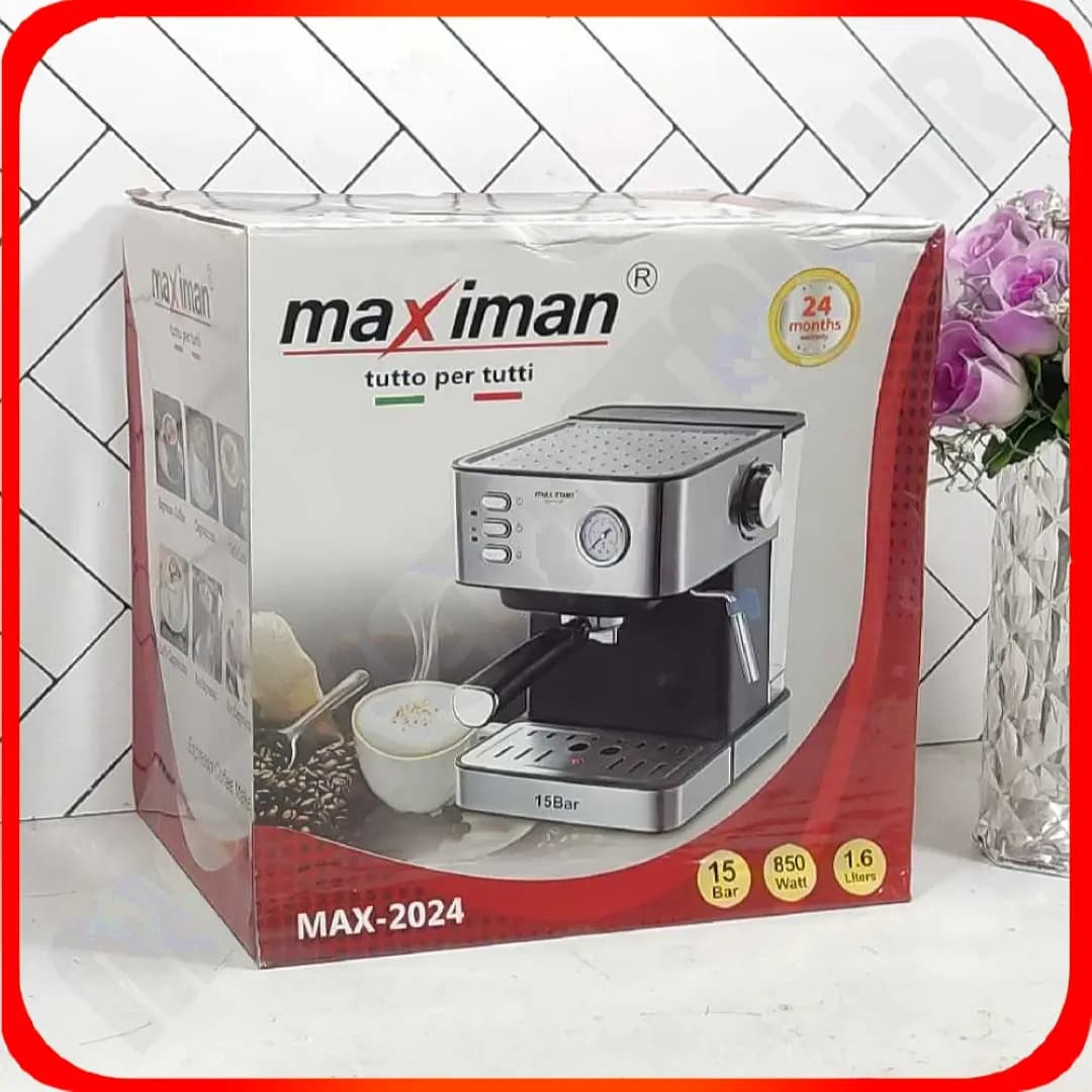 اسپرسوساز 15 بار 850 وات MAX-2024 مکسی من