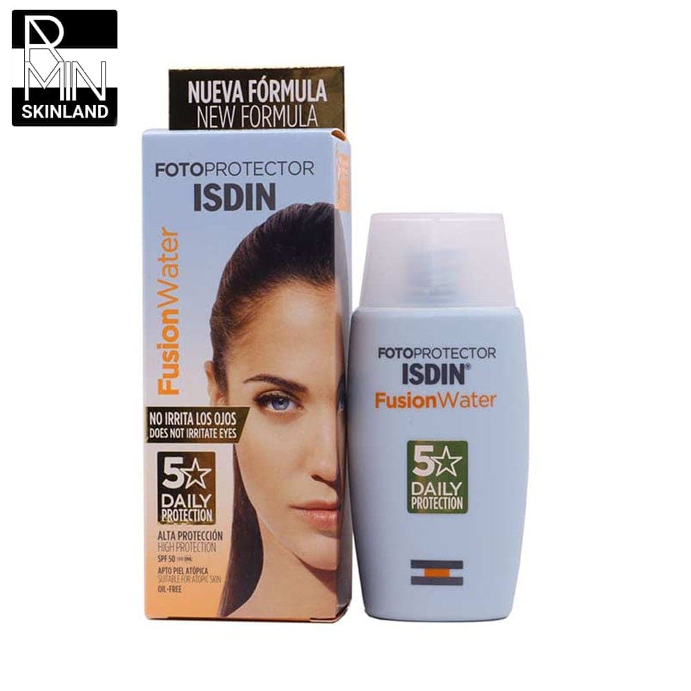 ضد آفتاب ایزدین اسپانیا مدل فیوژن واتر بدون رنگ SPF 50 حجم 50ml — تصویر ۲