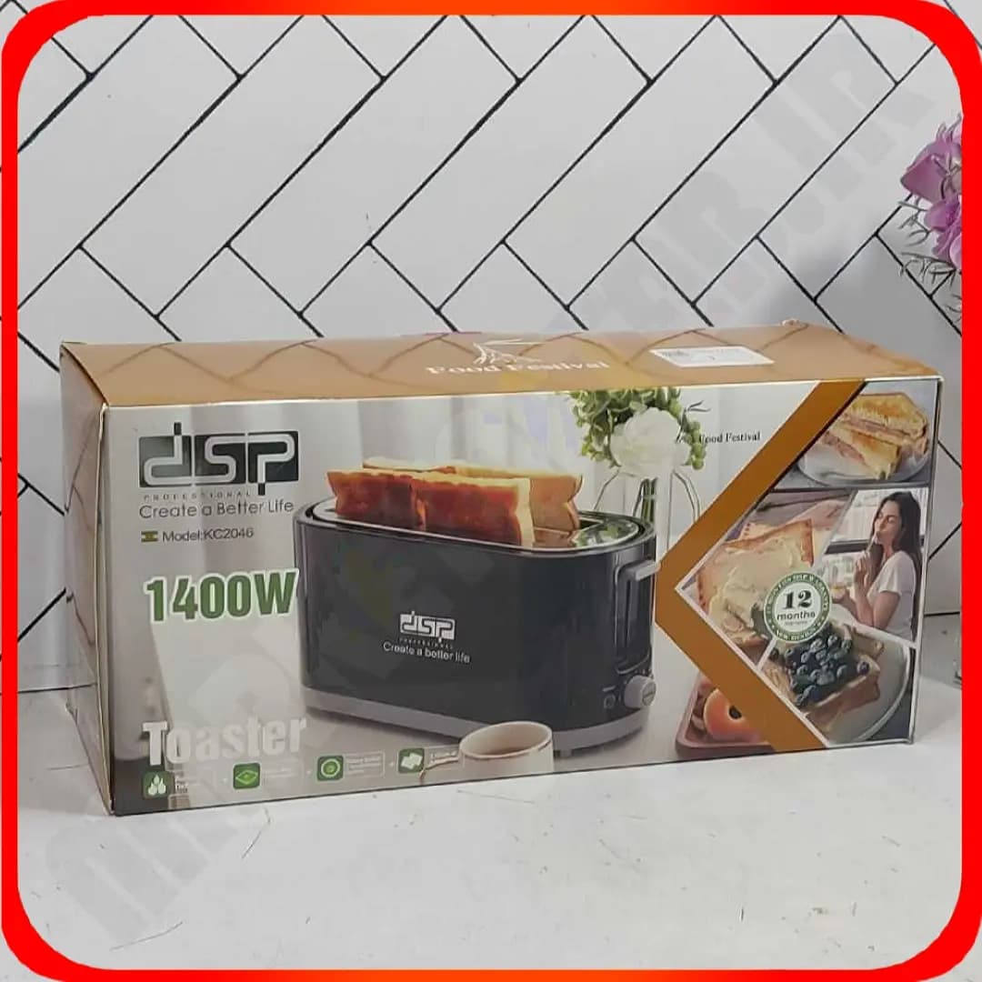 توستر نان 1400وات KC2046 دی اس پی