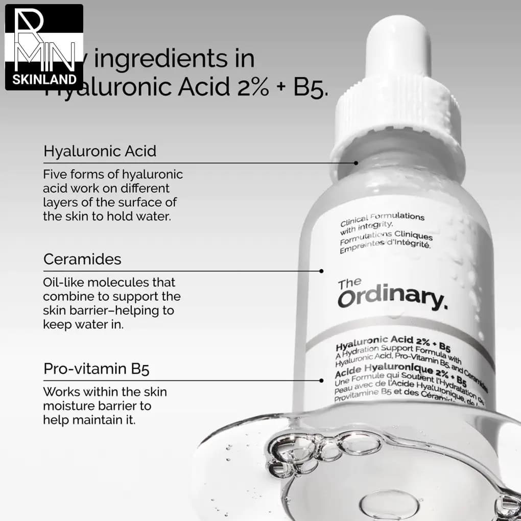 سرم هیالورونیک اسید اوردینری حاوی هیالورنیک اسید 2% و ویتامین B5 حجم 30ml — تصویر ۳