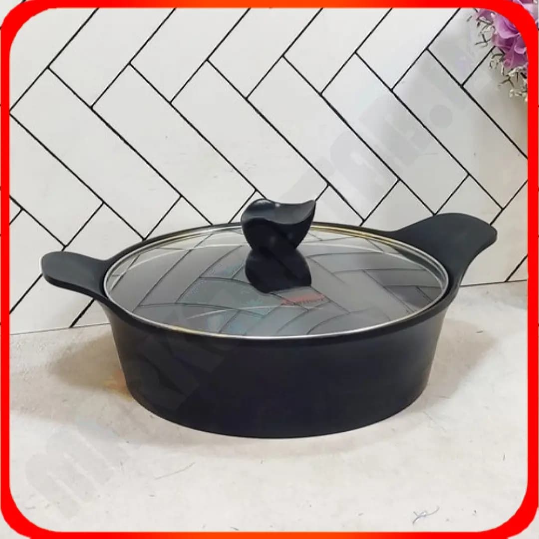 تابه سایز 28 صدف مشکی 40506006 دایکاست سام ست