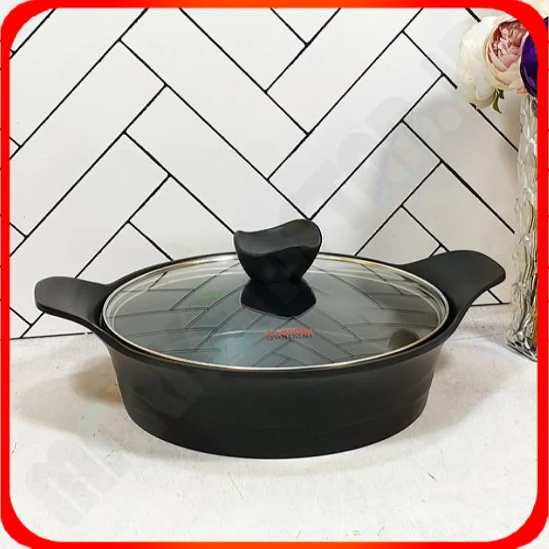 تابه سایز 24 دایکاست مشکی صدف 40507005سام ست