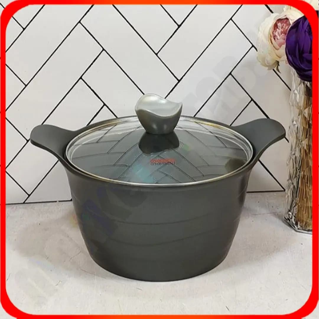 قابلمه سایز 24 دایکاست نقره ای 40503001 صدف سام ست