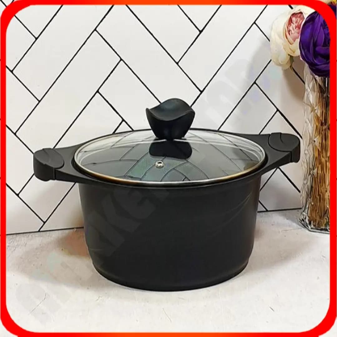 قابلمه سایز 24 دایکاست مشکی اوج 40503010 سام ست