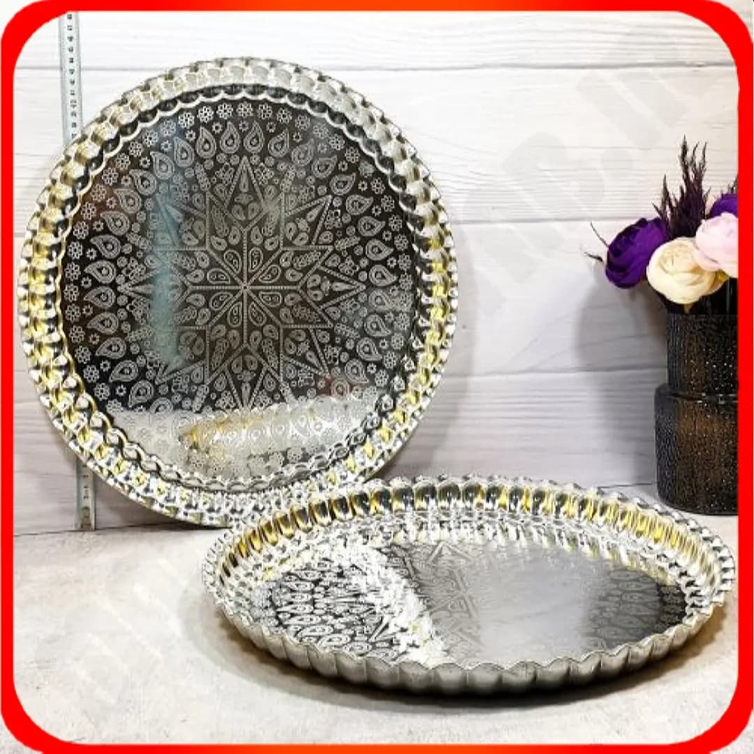 سینی روهی سایز 5کنگره زمرد شهرزاد