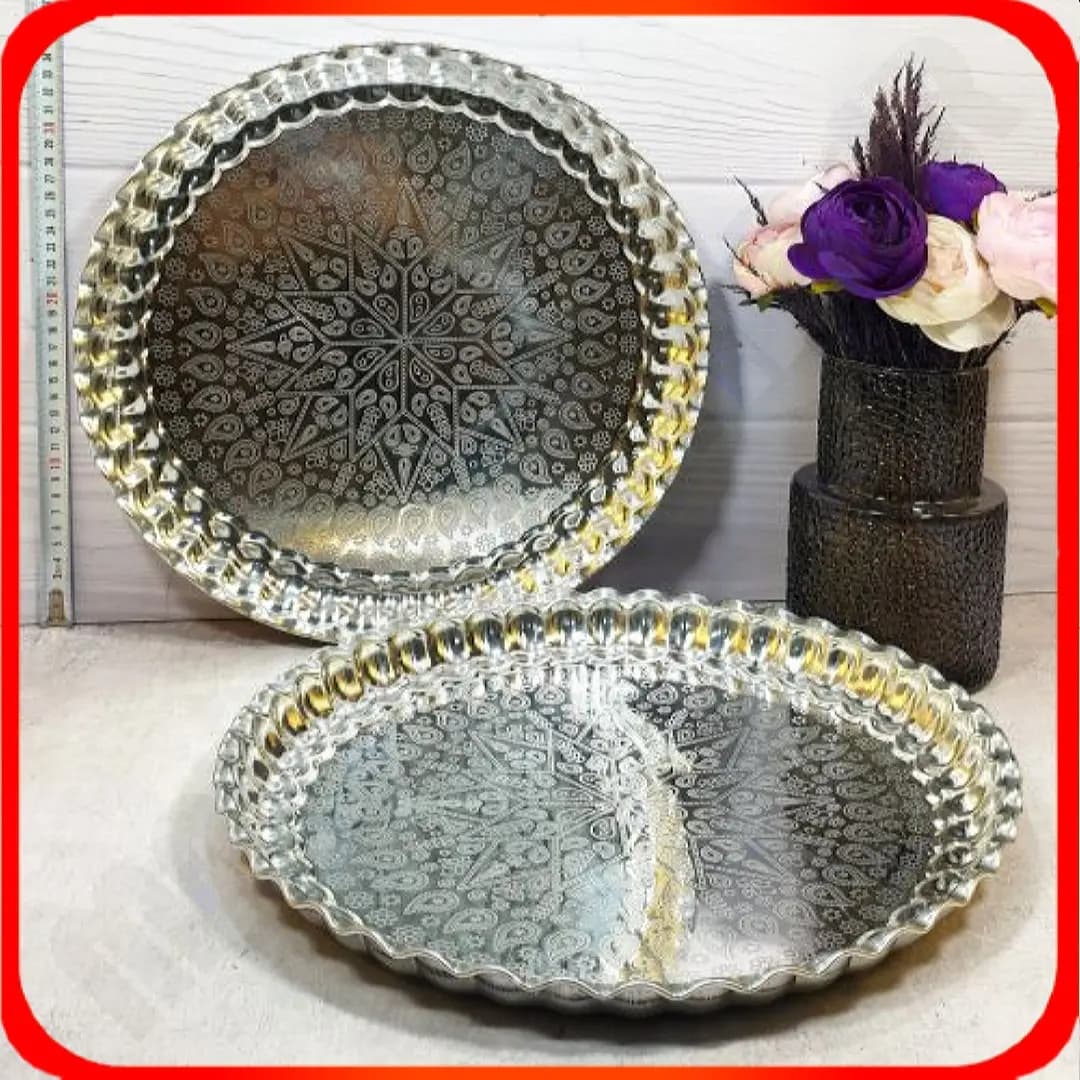 سینی روهی سایز 3کنگره زمرد شهرزاد