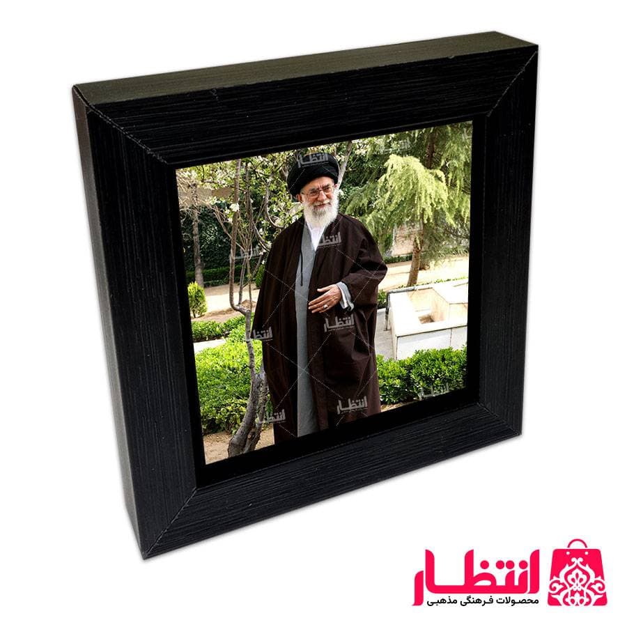 قاب کاشی طرح امام خامنه‌ای