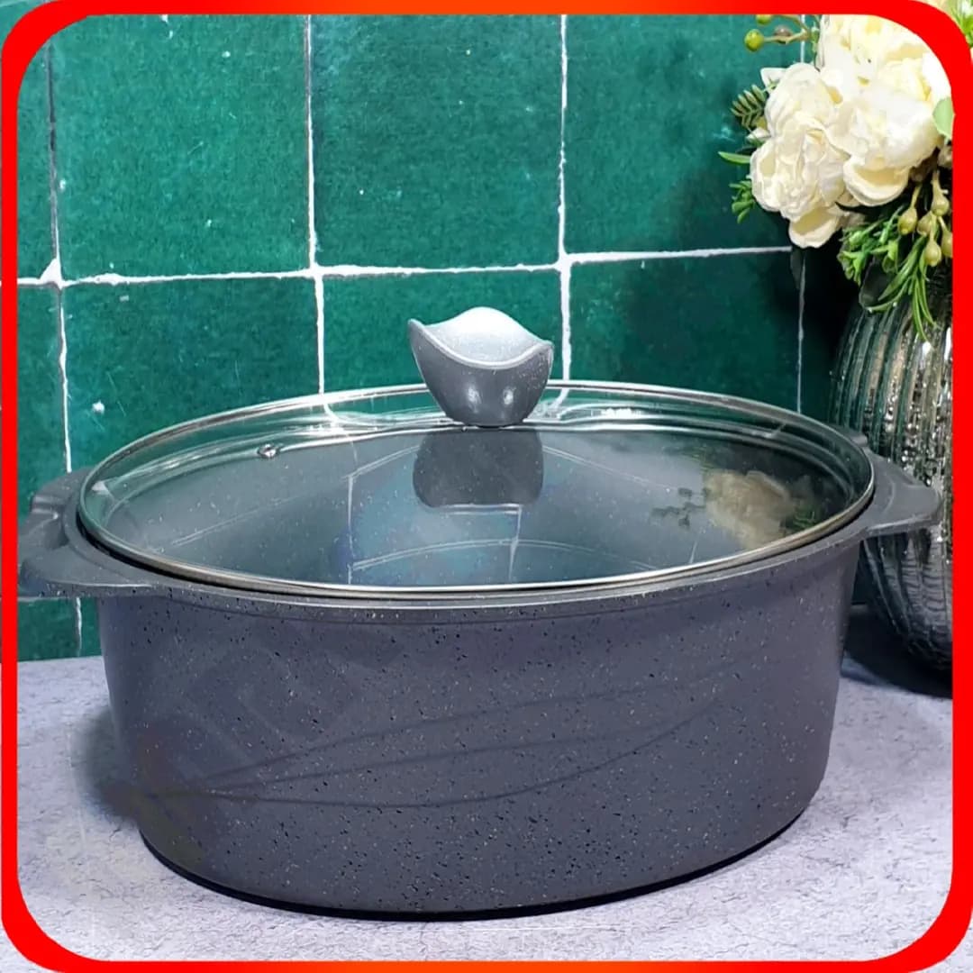 تابه مرغ پز نقره ای طرح اوج دایکاست40510002 سام ست