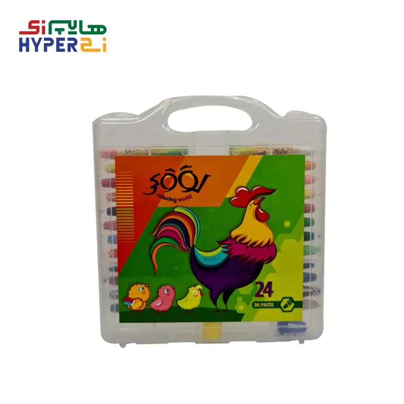 پاستل روغنی 24رنگ لوکی Looky — تصویر ۲