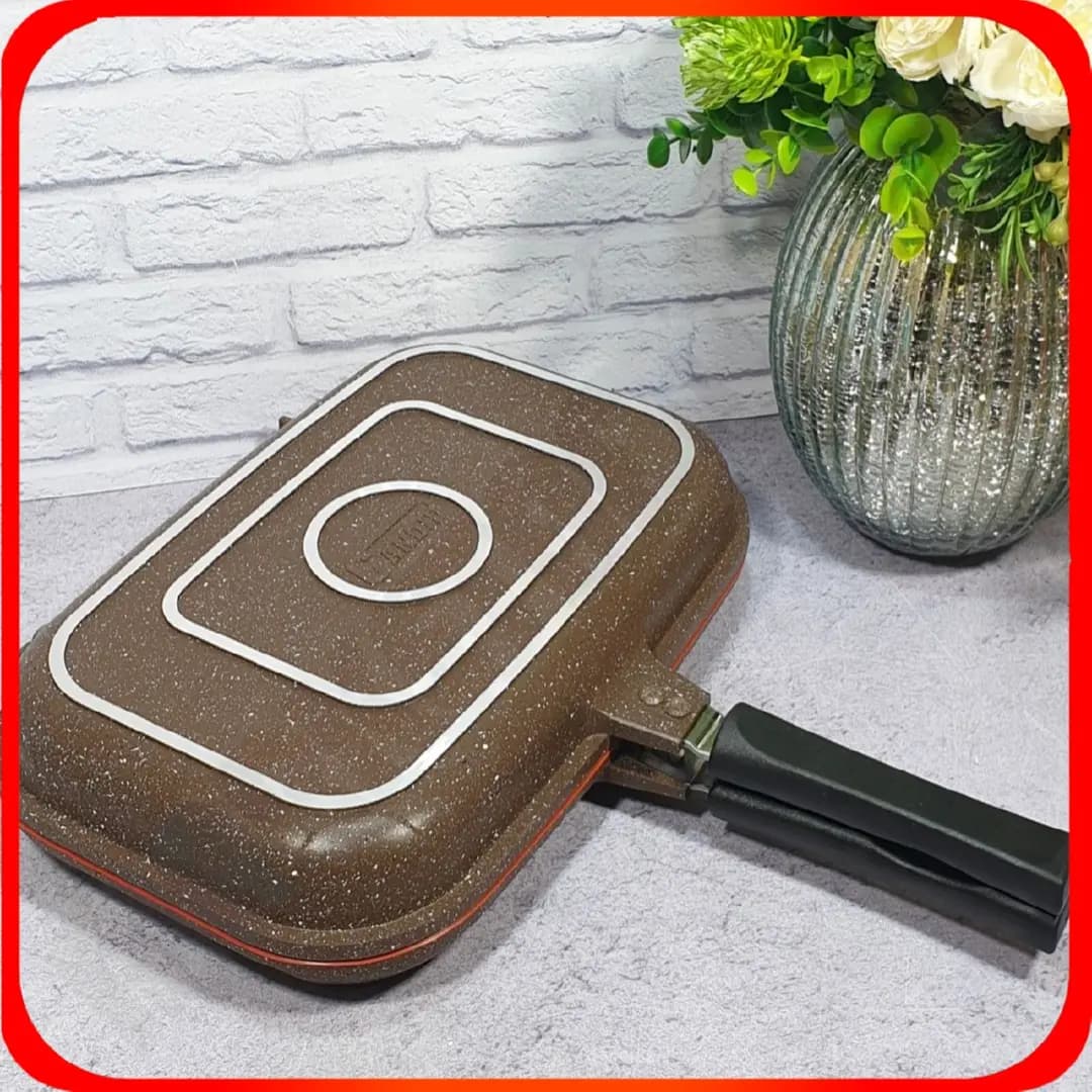 تابه دوبل 34 گرانیت دورو قهوه ای کاندید