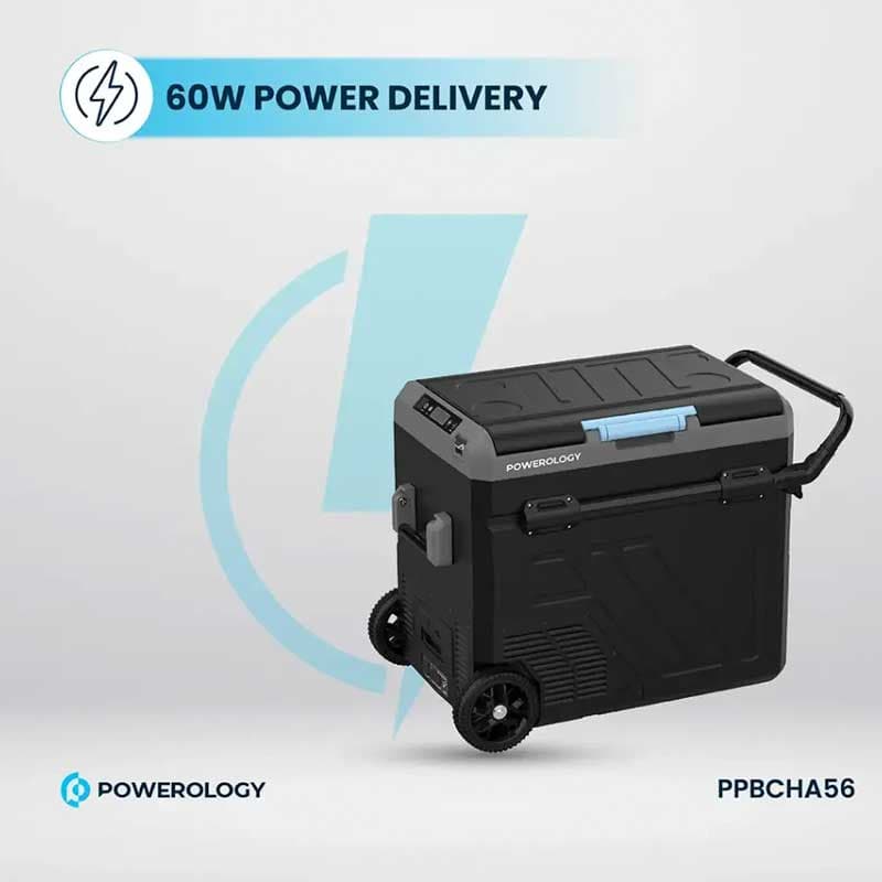 یخچال فریزر قابل حمل پاورولوجی مدل PPBCHA56-ظرفیت 60 لیتر — تصویر ۷