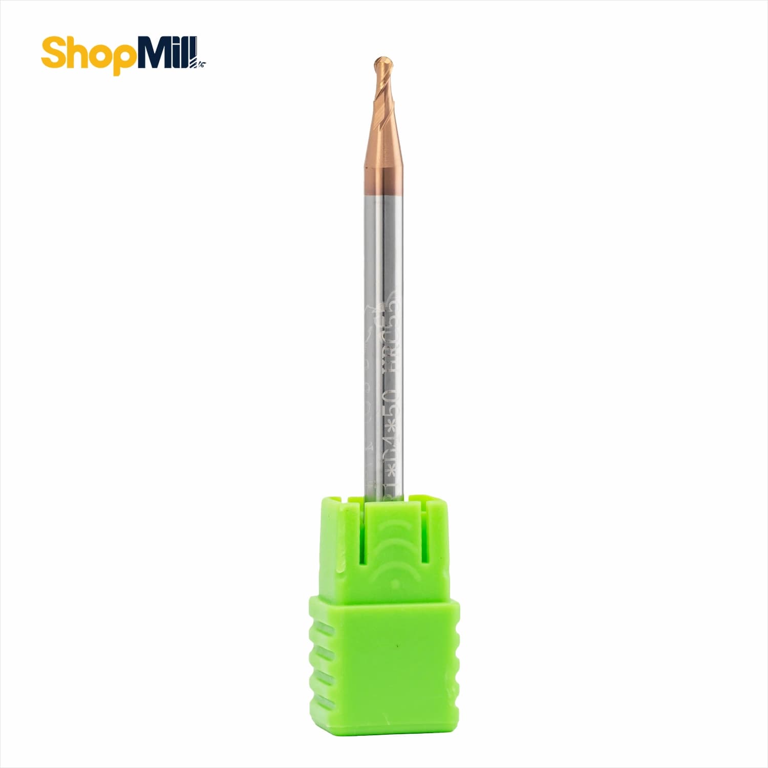 فرز انگشتی بال نوز الماس 2.5 OEM مدل 2F-R1.25*D4*50 HRC55 — تصویر ۵