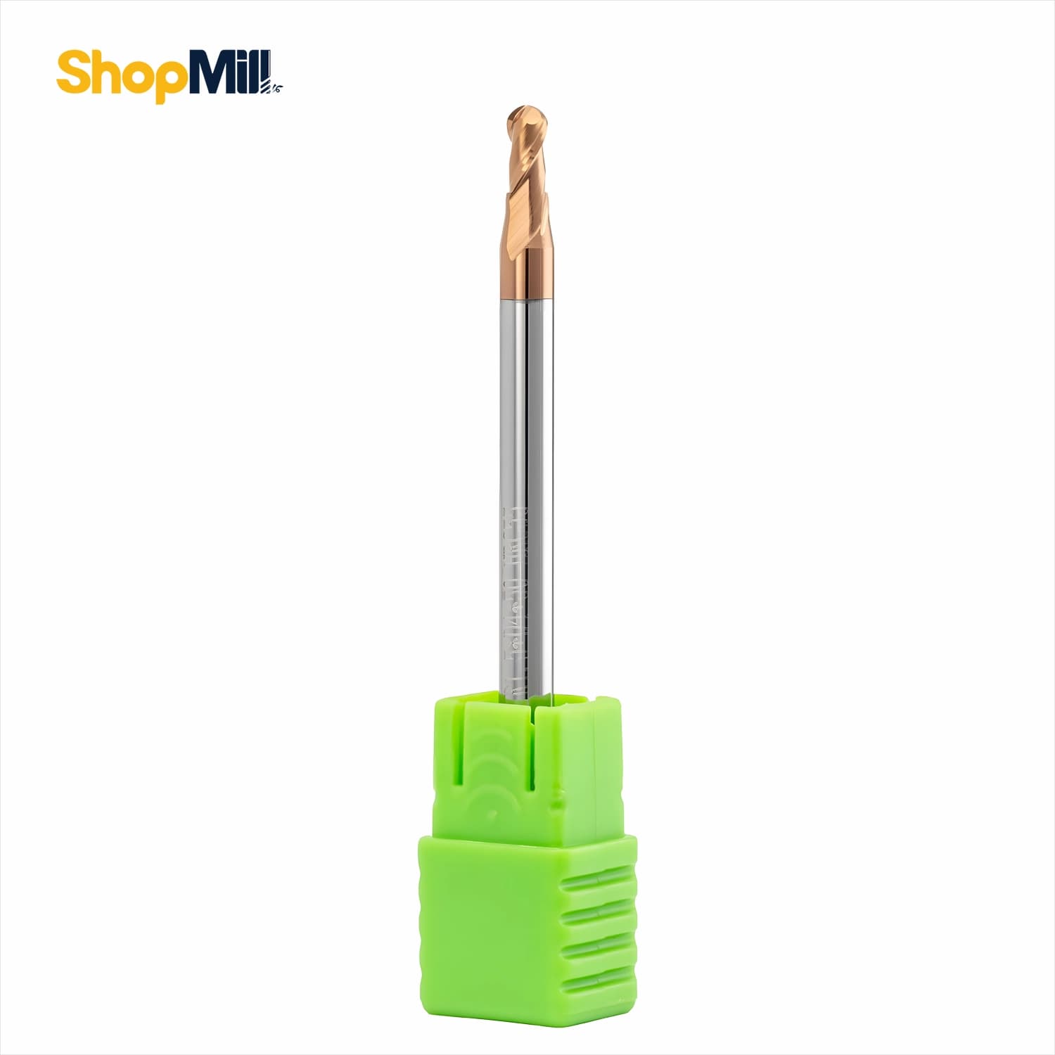 فرز انگشتی بال نوز الماس 2.5 OEM مدل 2F-R1.25*D4*50 HRC55 — تصویر ۳