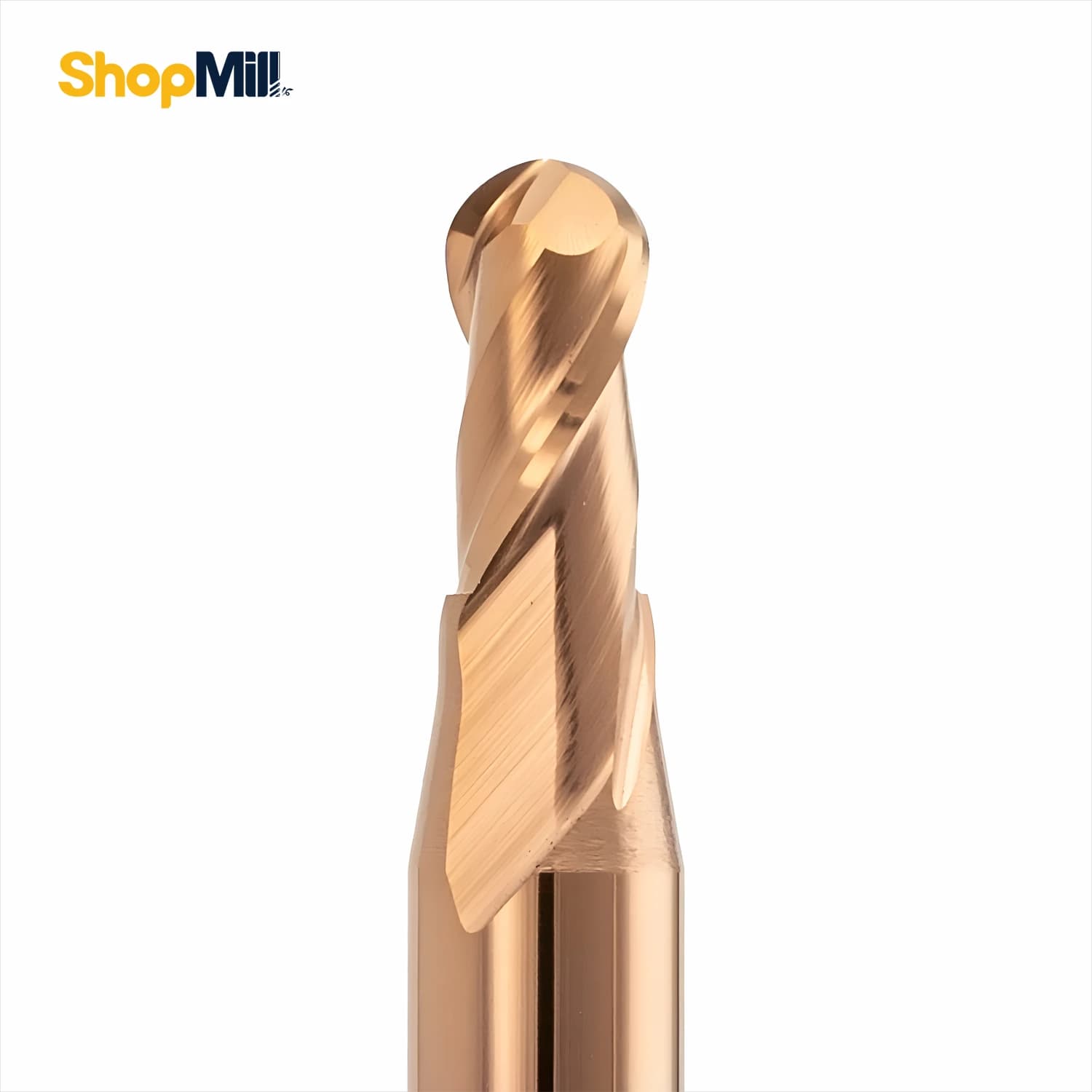 فرز انگشتی بال نوز الماس 2.5 OEM مدل 2F-R1.25*D4*50 HRC55 — تصویر ۴
