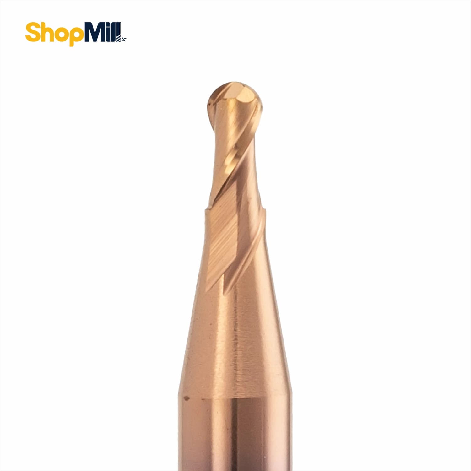 فرز انگشتی بال نوز الماس 2.5 OEM مدل 2F-R1.25*D4*50 HRC55 — تصویر ۶