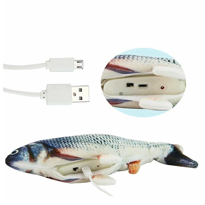 اسباب بازی گربه ماهی رقصان با قابلیت شارژ به همراه کابل USB کد 106077 — تصویر ۳