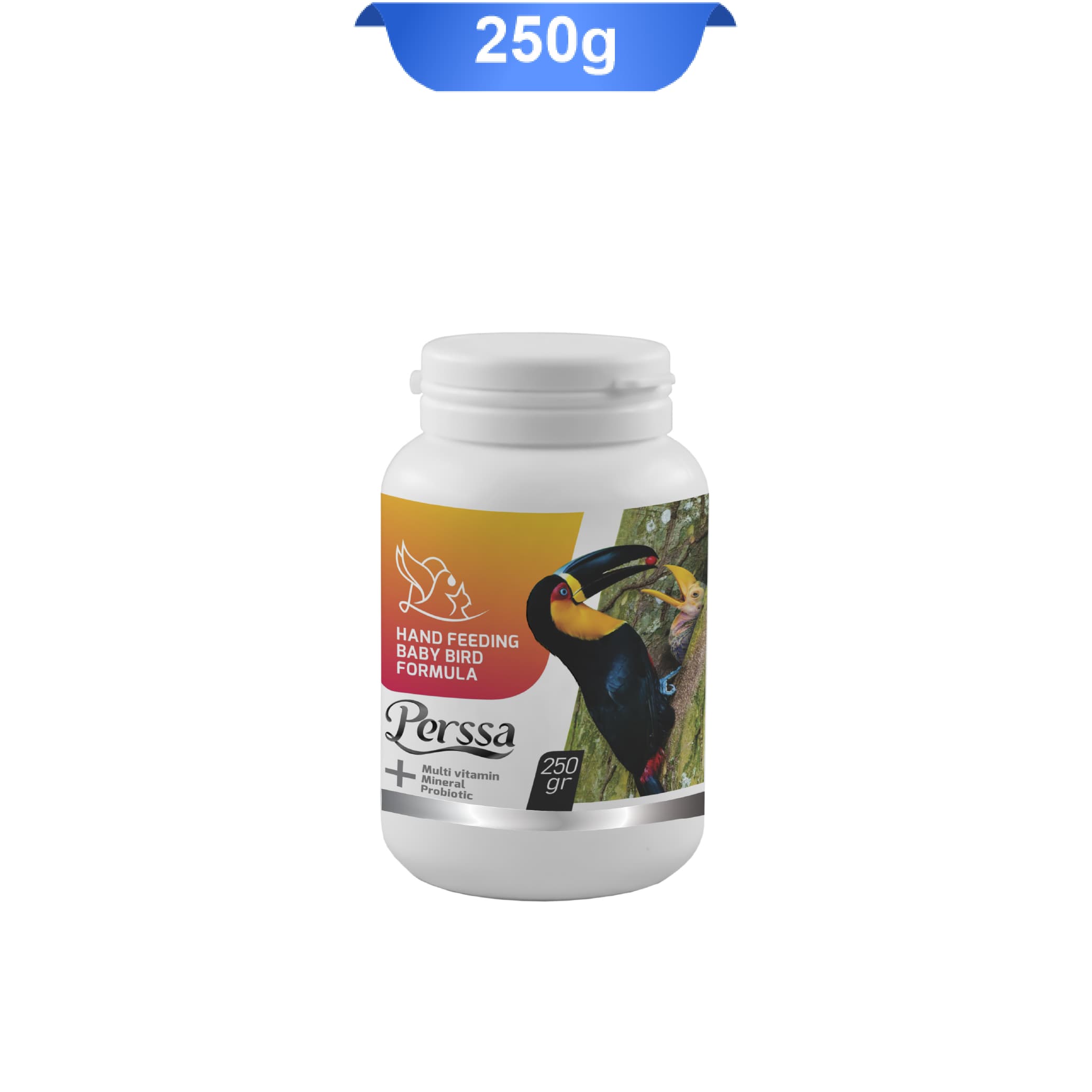 سرلاک پرنده نوزاد پرسا وزن 250 گرم Perssa Multi Vitamins Mineral Probiotic