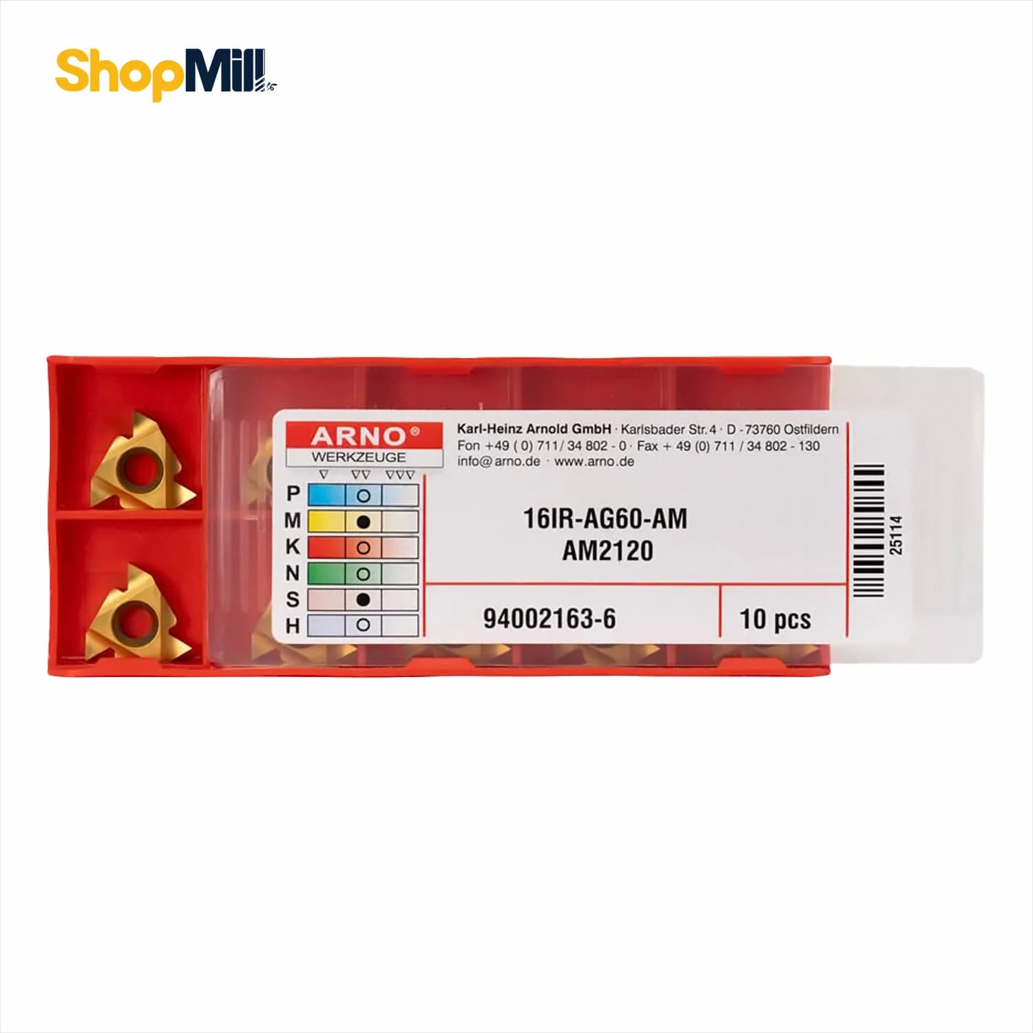 اینسرت الماس آرنو (ARNO) مدل 16IR-AG60-AM AM2120