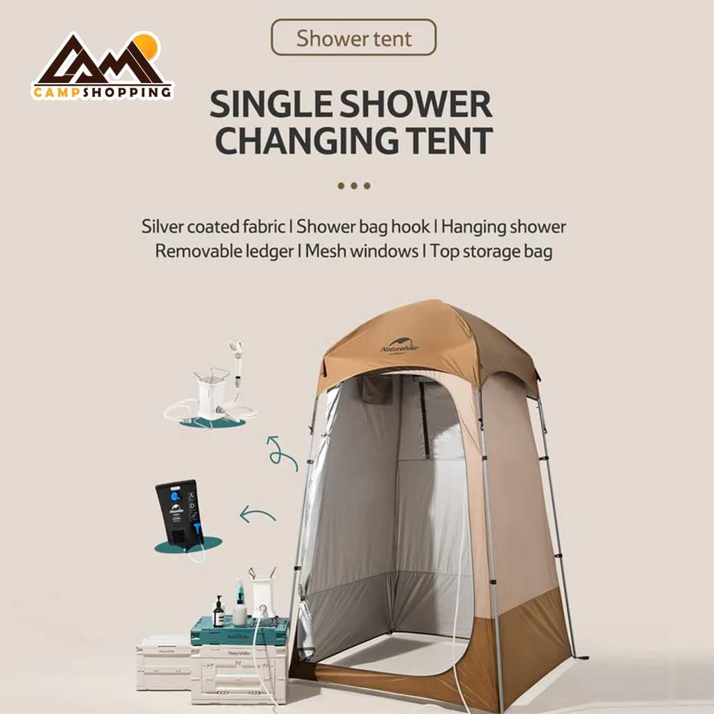 چادر حمام و توالت نیچرهایک مدل SHOWER کد NH21ZP005 — تصویر ۵