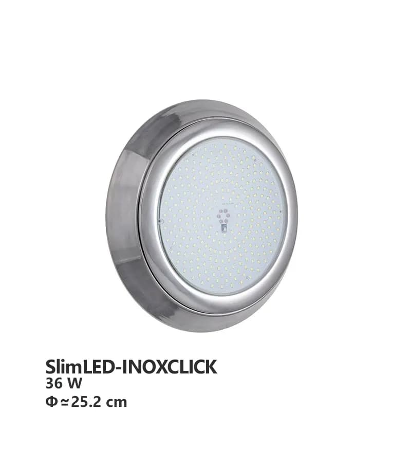 چراغ استخری روکار استیل GEMAŞ مدل SlimLED-INOXCLICK