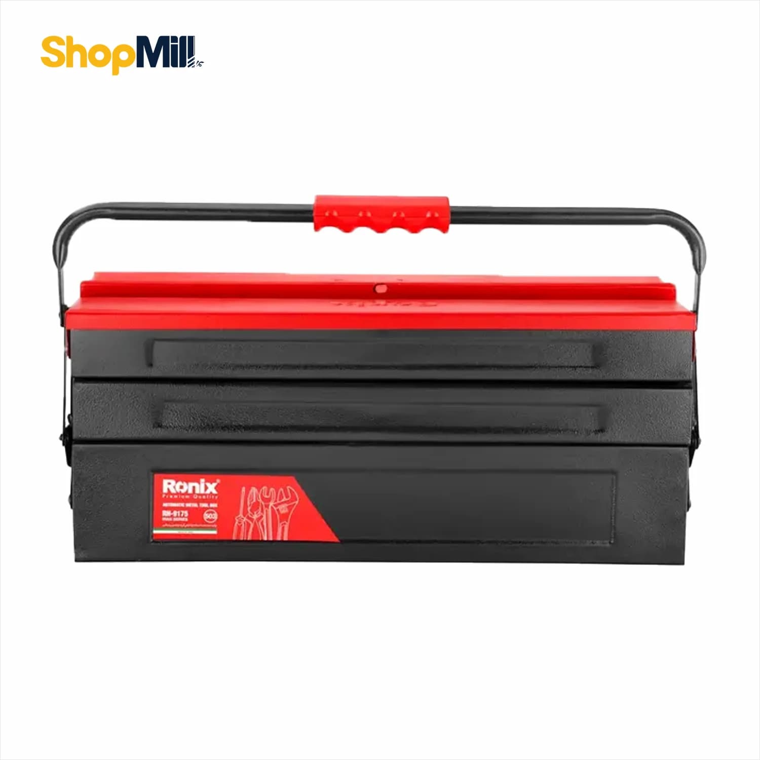 جعبه ابزار فلزی اتوماتیک 50 سانتی متر 3 طبقه رونیکس(Ronix) مدل RH-9175