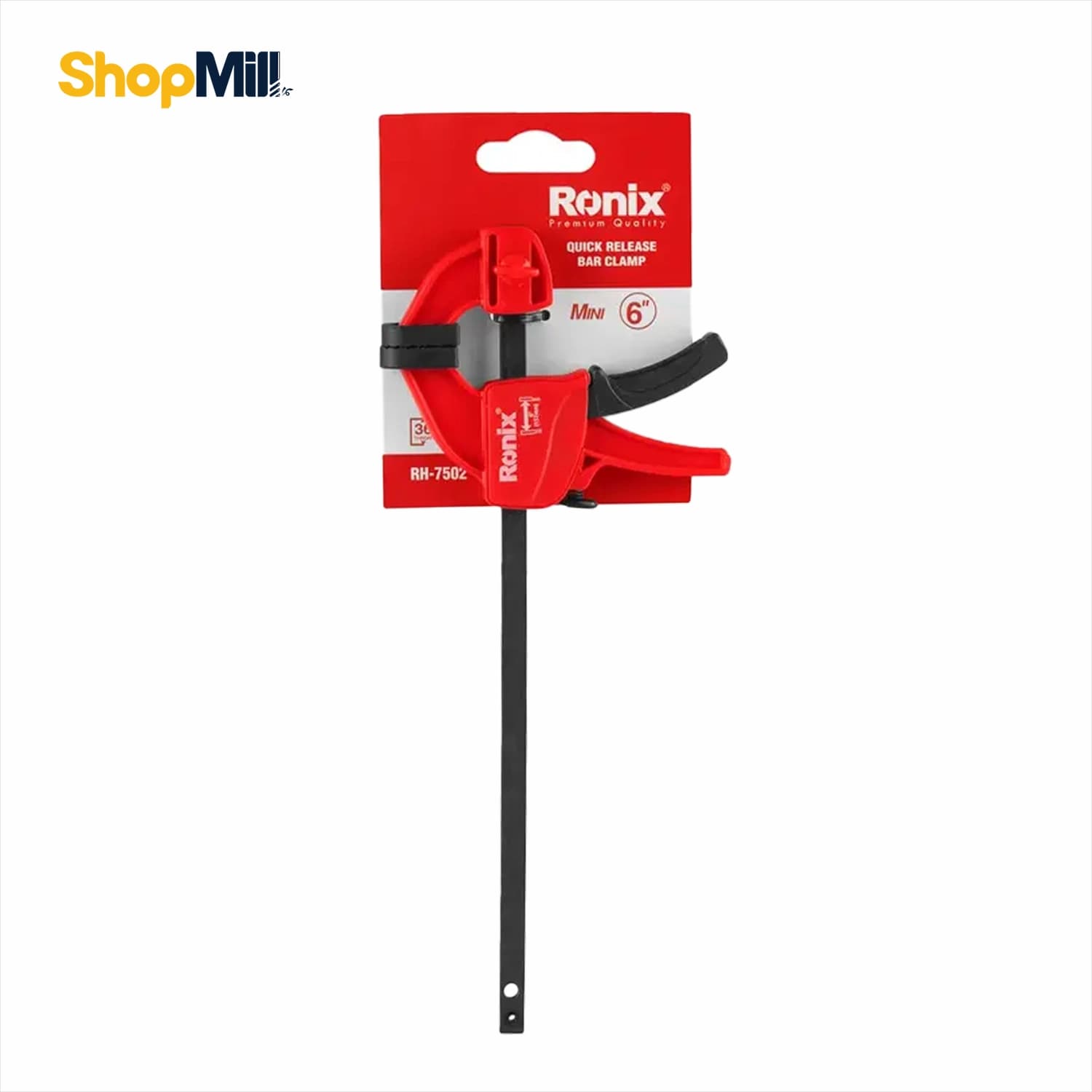 پیچ دستی فشاری فانتزی 15 سانتی متری رونیکس(Ronix) مدل RH-7502 — تصویر ۴