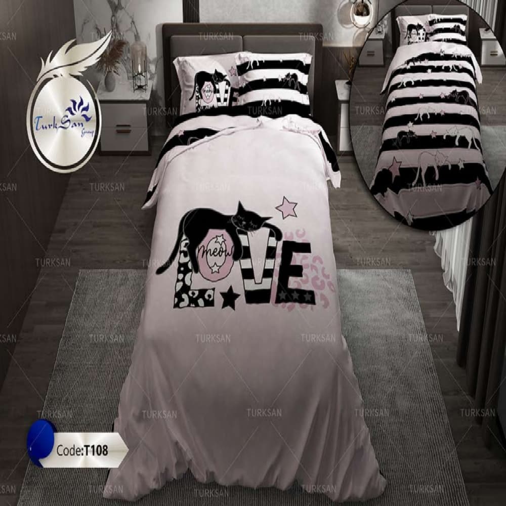 سرویس روتختی ترکسان یکنفره دو رو کد T-108