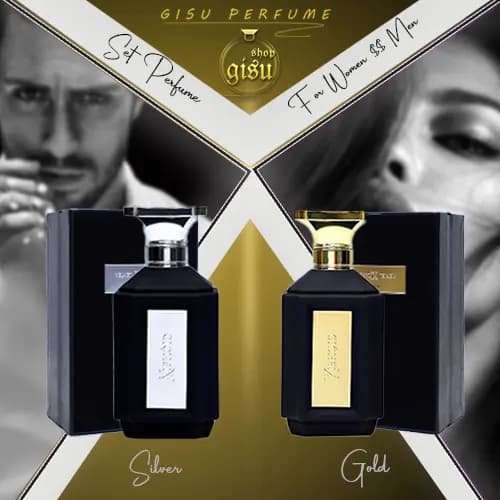 ست عطر زنانه و مردانه سیلور و گلد زیفوید|(Xiphoid)