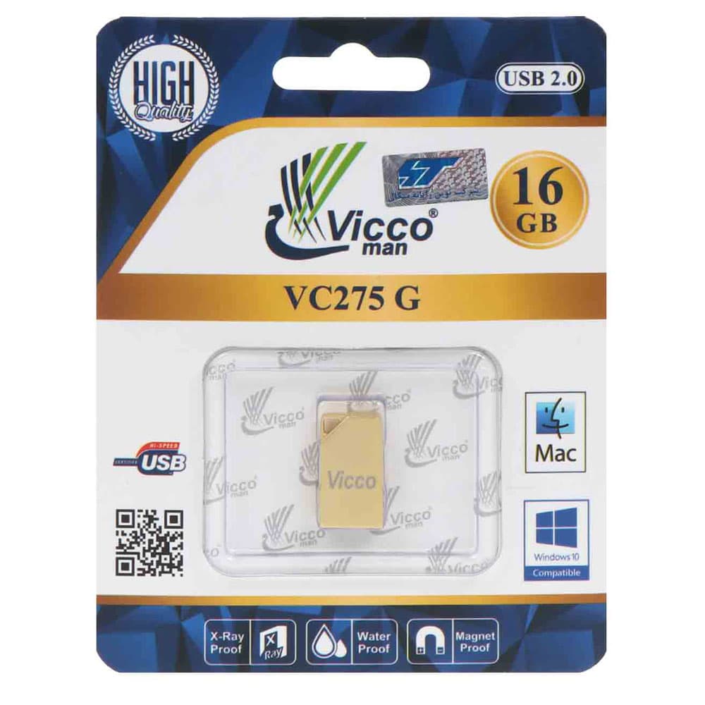 فلش مموری 16 گیگ GOLD مدل VC275 G