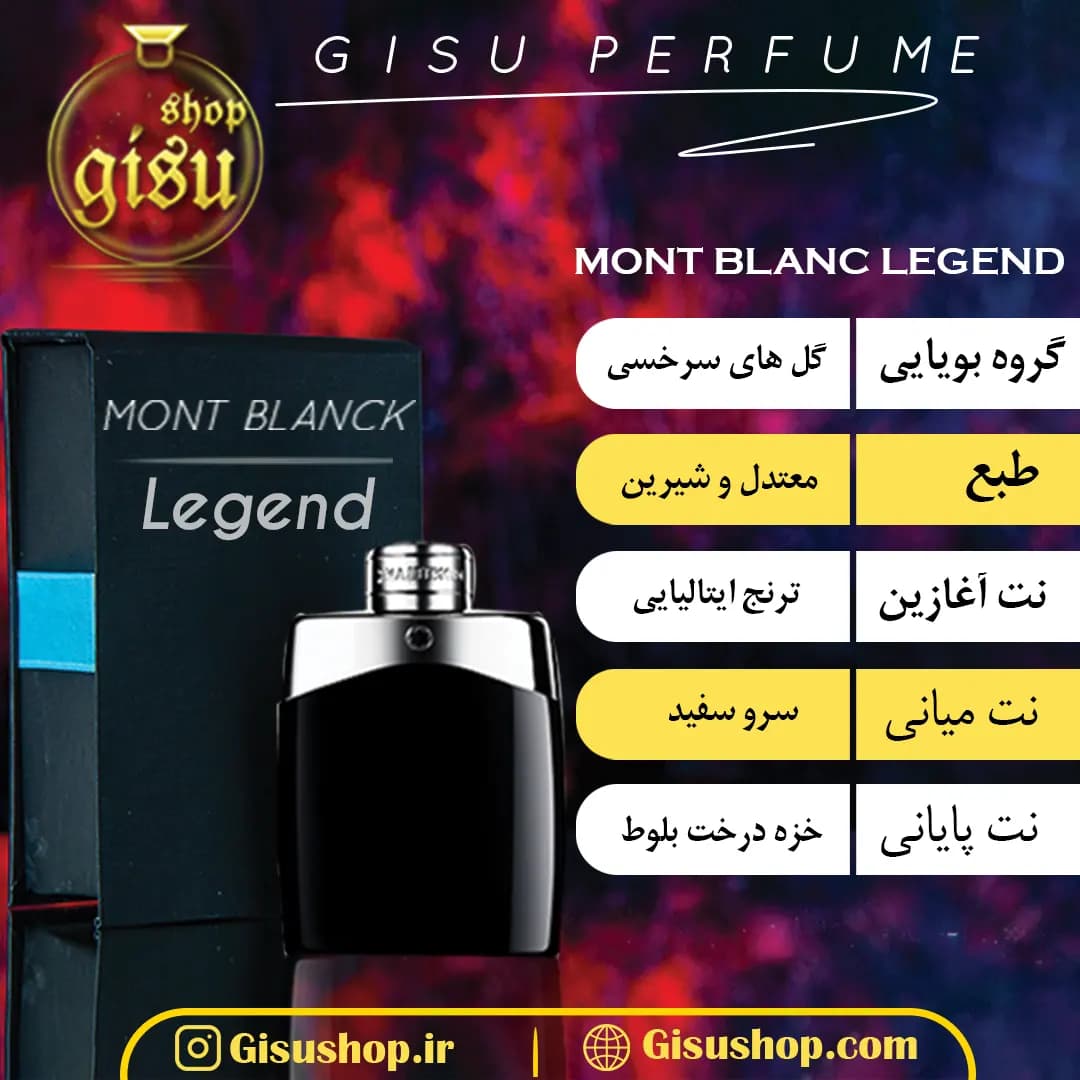 اسانس عطر مونت بلنک لجند (Mont Blanc Legend)|مردانه — تصویر ۲