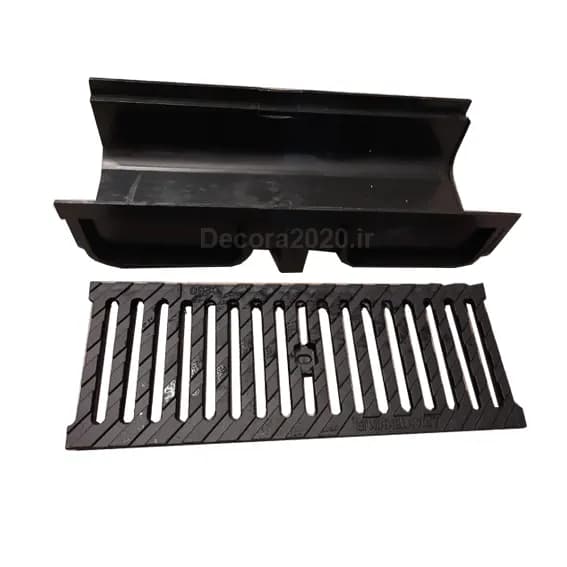 گاتر چدنی 12*20 سانتیمتری C250 با کانال — تصویر ۲
