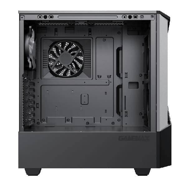 کیس گیمینگ گیم مکس GAMEMAX Contac COC BG رنگ مشکی خاکستری — تصویر ۸