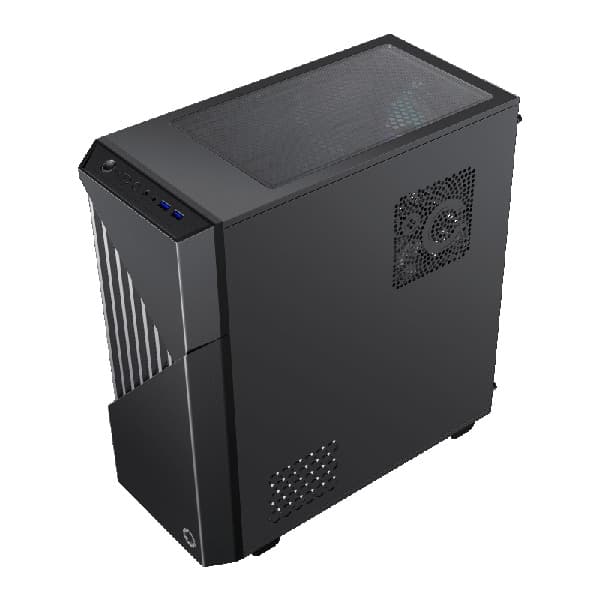 کیس گیمینگ گیم مکس GAMEMAX Contac COC BG رنگ مشکی خاکستری — تصویر ۶