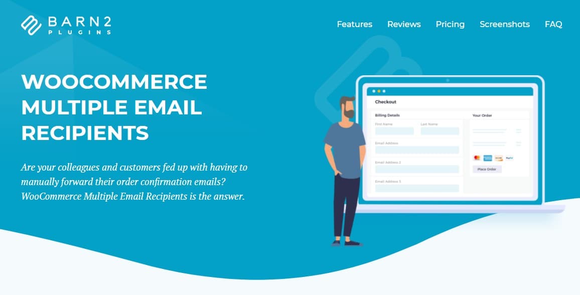 دانلود افزونه وردپرس Barn2 WooCommerce Multiple Email Recipients