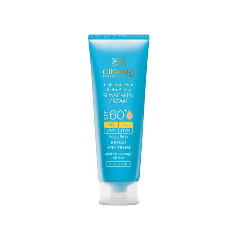 کرم ضد آفتاب رنگی بژ روشن فاقد چربی SPF60 سینره