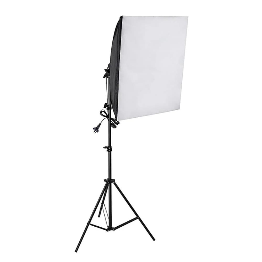 کیت سافت باکس 50×70 به همراه هولدر تک لامپ و سه پایه — تصویر ۲