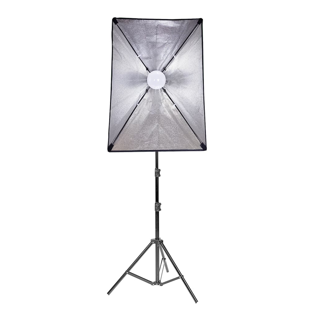 کیت سافت باکس 50×70 به همراه هولدر تک لامپ و سه پایه — تصویر ۳