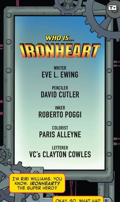 دانلود کمیک Who Is Ironheart – Infinity Comic #1 (2022)