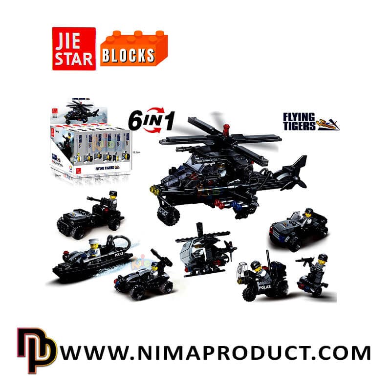 لگو هواپیما ارتشی مدل JIE STAR 20039 — تصویر ۳