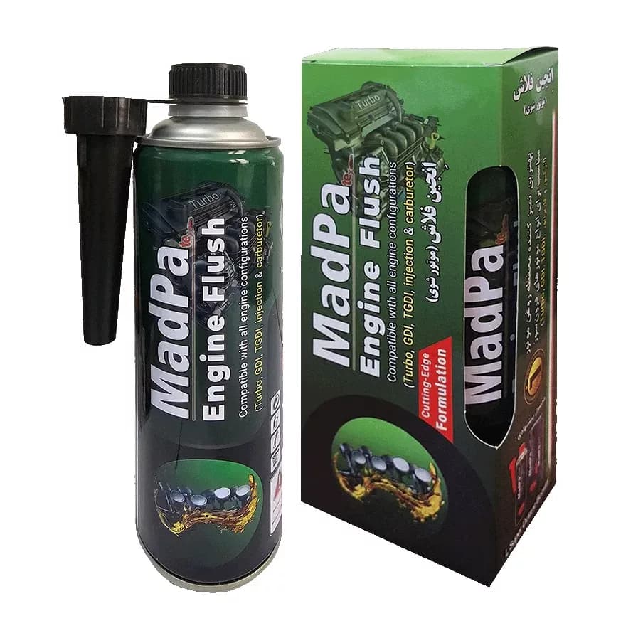 مکمل موتور شوی خودرو مدپاتکس مدل Engine Flush حجم 480 میلی لیتر — تصویر ۲