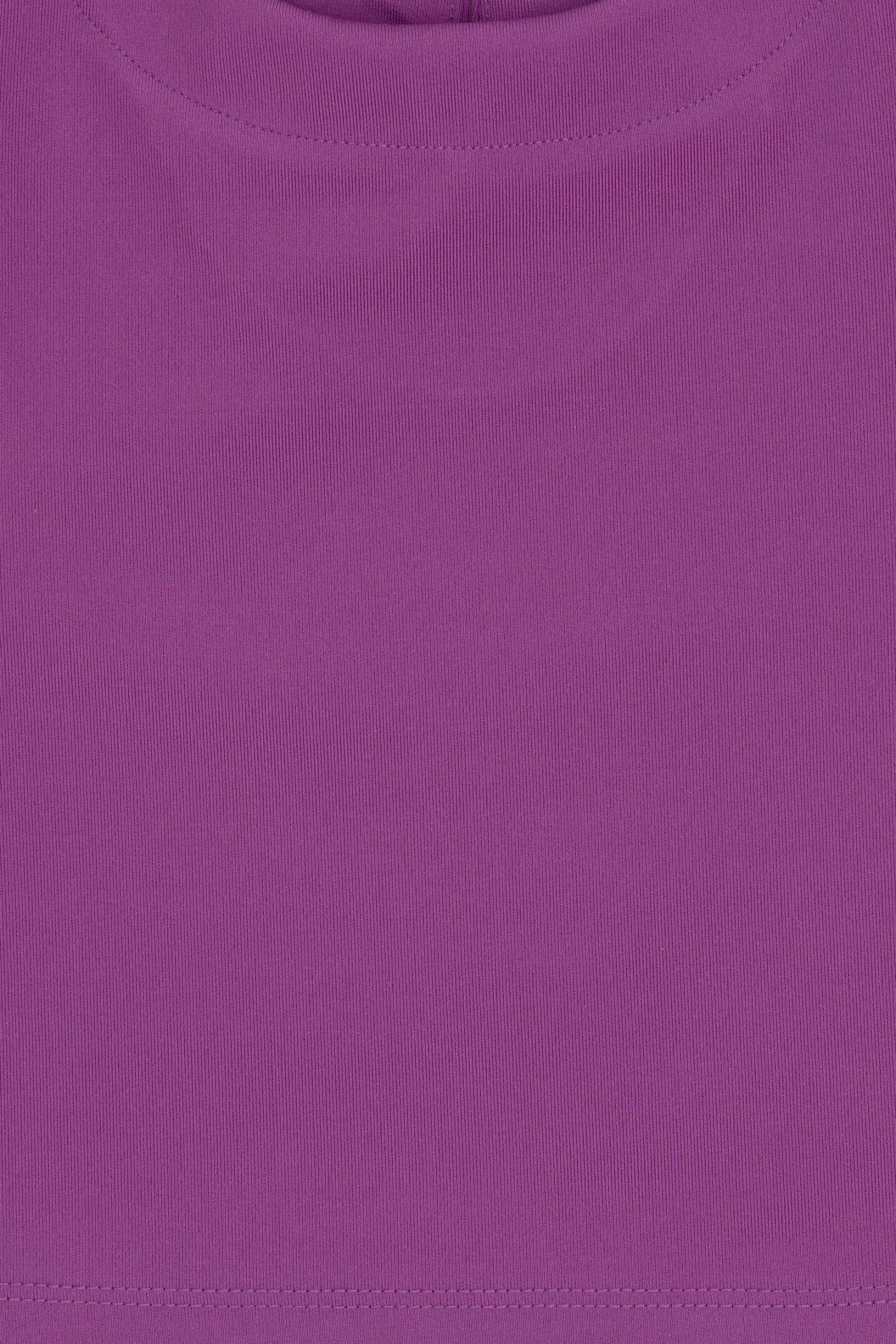 تاپ دخترانه ارغوانی یو اس پولو — تصویر ۳