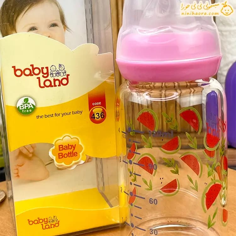 شیشه شیر پیرکس ۱۲۰ میل بی بی لند436 — تصویر ۲