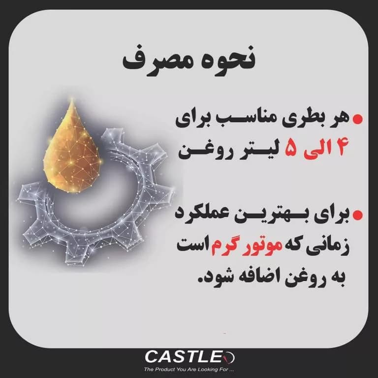 مکمل روغن موتور کستل مدل نانو اویل گارد ایزی حجم 200 میلی لیتر — تصویر ۲