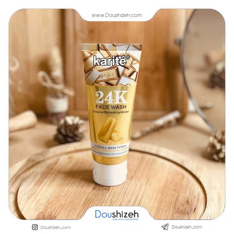 فوم شوینده صورت طلا کاریته Karite — تصویر ۴