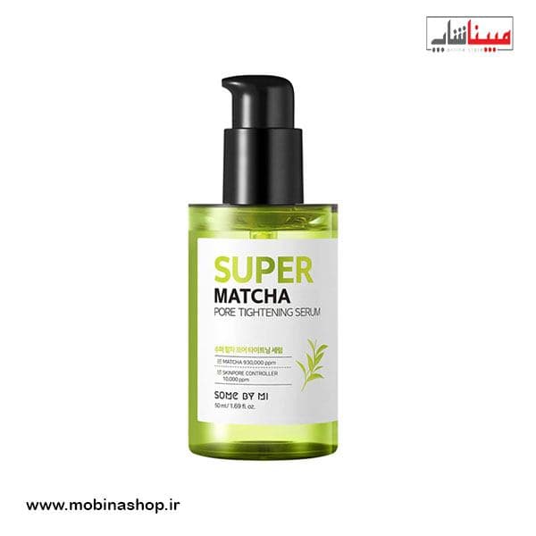 سرم منافذ سوپرماچا سام بای می ۵۰ میل | کوچک کننده منافذ، کنترل چربی