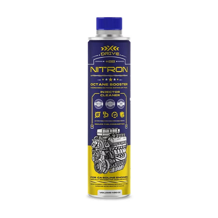 اکتان بوستر و مکمل سوخت خودرو بنزینی ایکس درایو مدل NITRON حجم 400 میلی لیتر