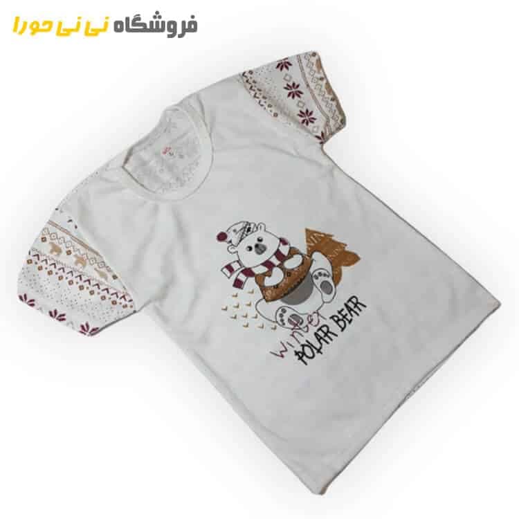 آستین کوتاه چاپی سایز 123