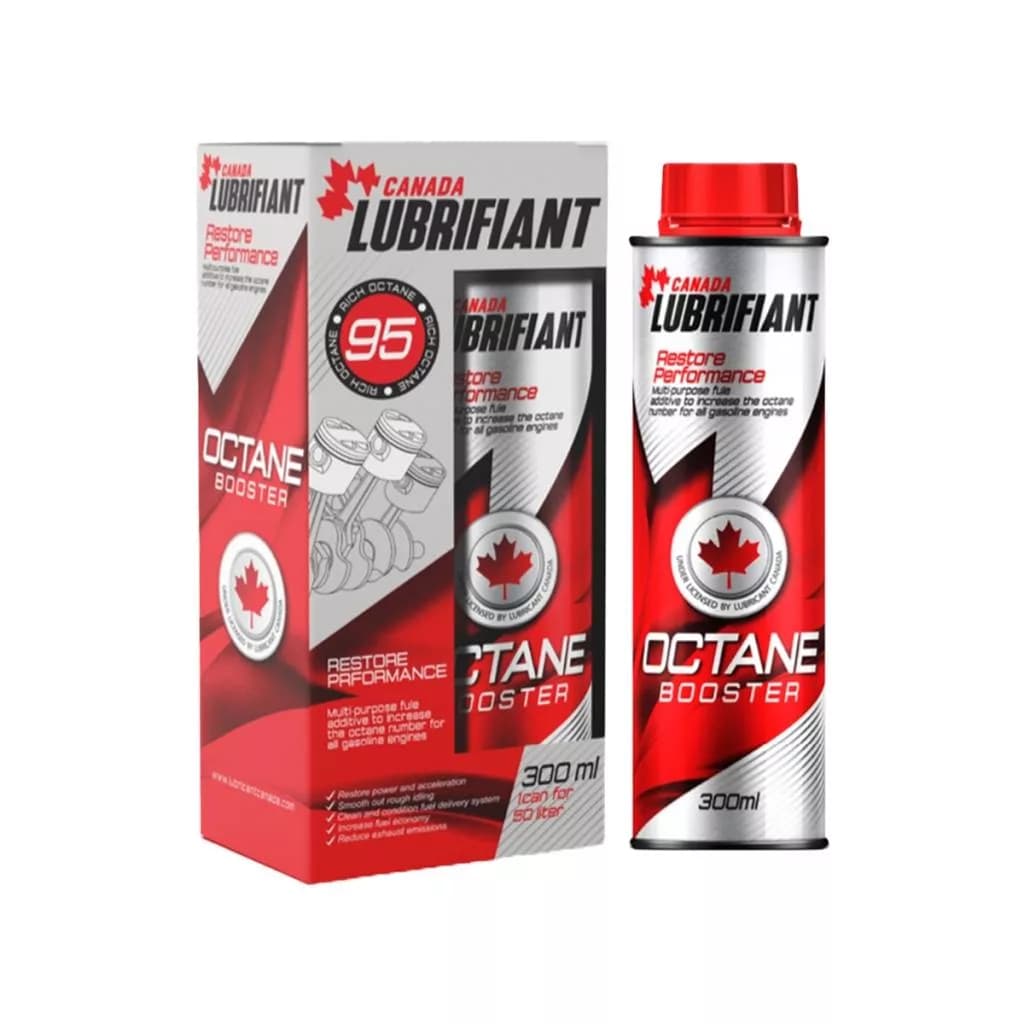 اکتان بوستر کانادا لوبریفنت مدل rich octane حجم 300 میلی لیتر فلزی بسته 24 عددی — تصویر ۲