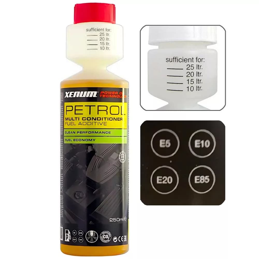 مکمل سوخت خودروهای بنزینی زنوم مدل Petrol Multi Conditioner حجم 250 میلی لیتر — تصویر ۲