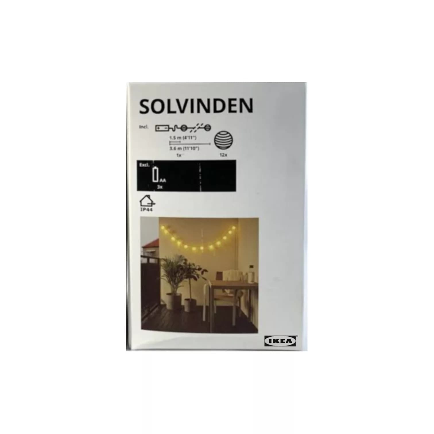 چراغ تزئینی ایکیا مدل Solvinden — تصویر ۳